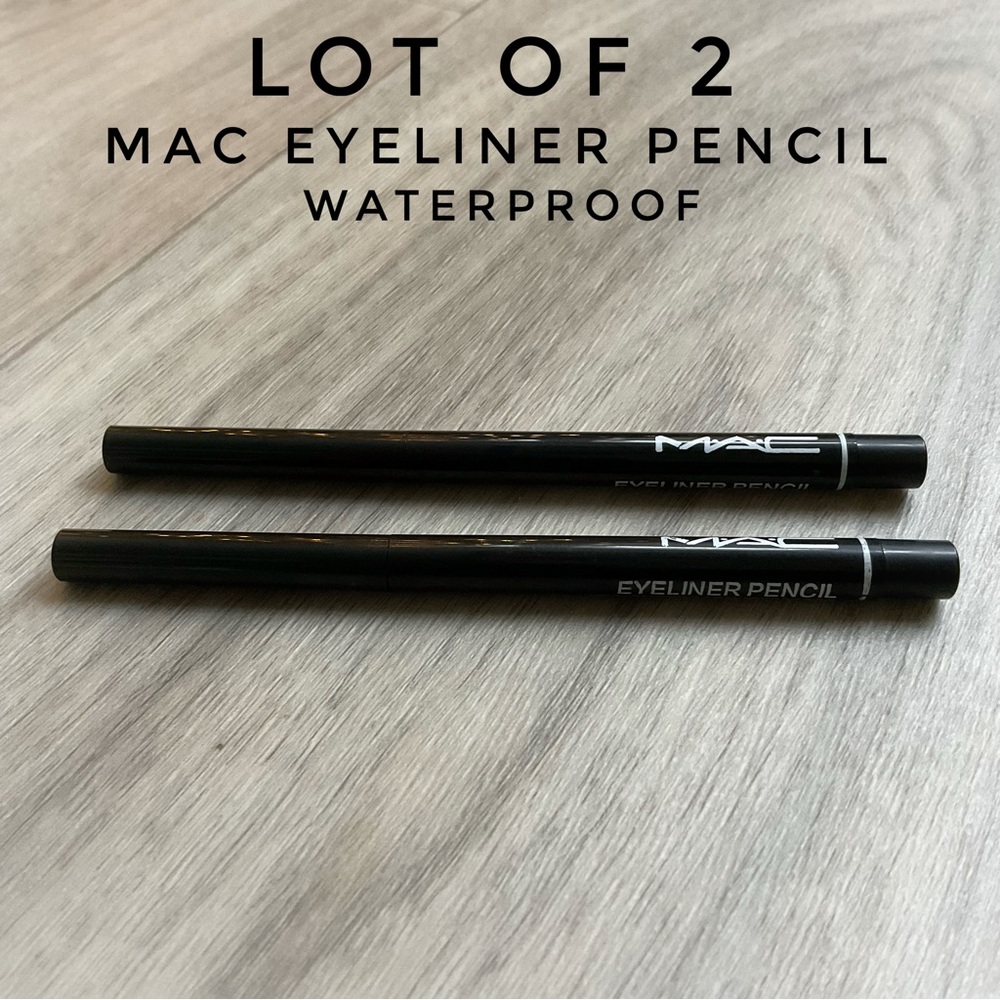 NWOB 2 pcs Mac Retractable waterproof Eyeliner Pencil Black 2 pieces / L…